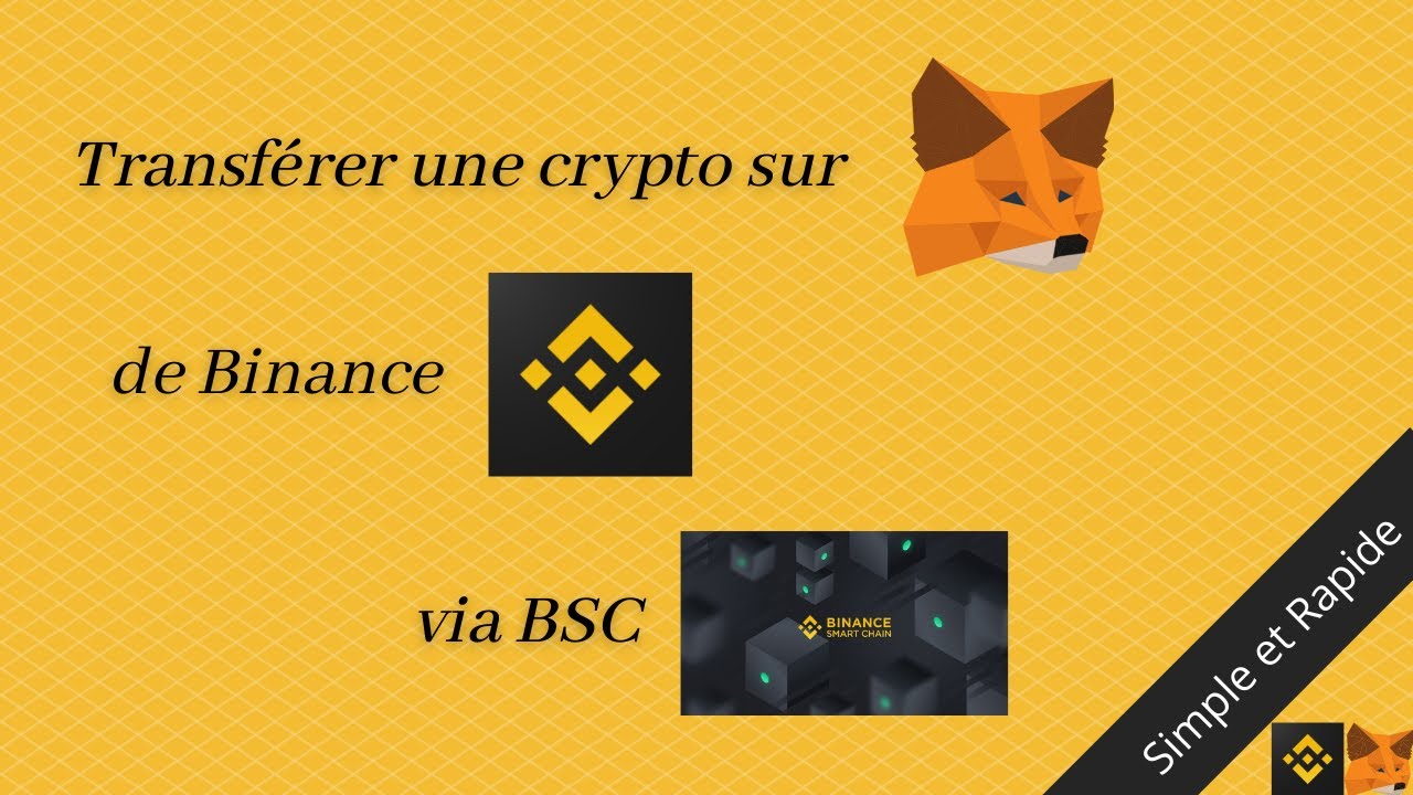 Comment transférer une crypto de binance vers Metamask via la Binance Smart  Chain BSC