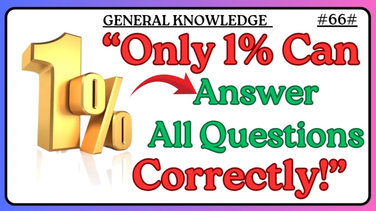 Number One Ranswer “Only 1% Can Answer All Questions Correctly!” .. #trivia # ...