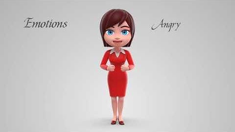 Lily   Character Animation Kit After Effects Template