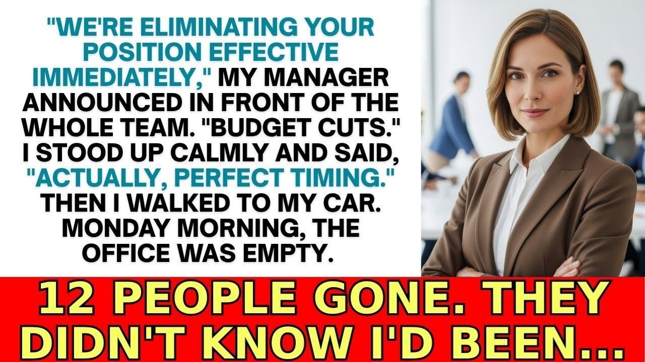 My Manager Said "We're Restructuring Your Role" - I Smiled And Said "Perfect Timing"