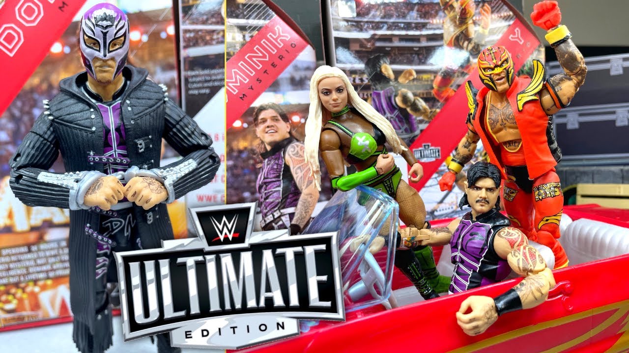 WWE ULTIMATE EDITION DOMINIK & REY MYSTERIO FIGURE REVIEW