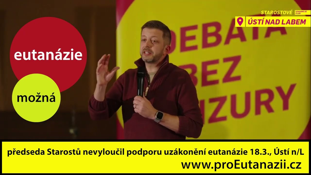 Eutanázie: předseda Starostů nevyloučil podporu uzákonění