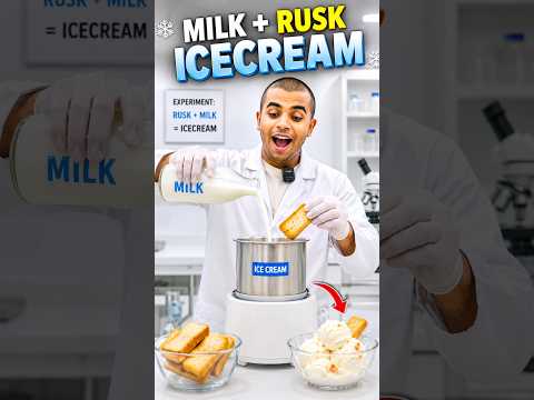 I Made Viral Rusk icecream 😲 ll #trending #viral #icecream