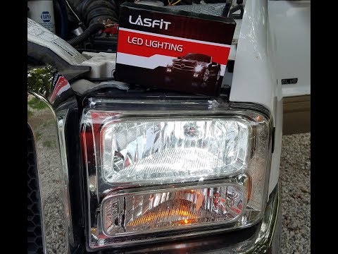 05 F250 Sweet LED headlight bulbs (LASFIT)