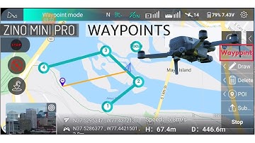 Zino Mini Pro How and when to use Waypoints
