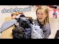 cleaning out my closet & getting ready for the week !!
