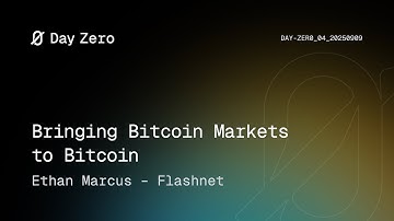 Bringing Bitcoin Markets to Bitcoin - Flashnet | Day Zero 04