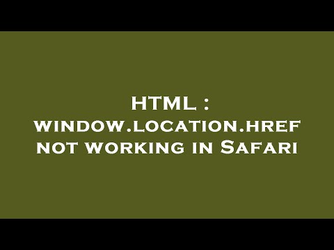HTML : window.location.href