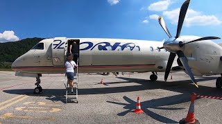 Adria Airways Saab 2000 | Lugano - Zurich