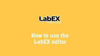 How to set up files for LabEX editor