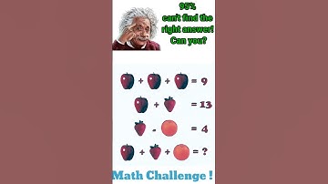 Apple and Orange Puzzle 🍎🍊🍊- Only For Genius !🤯🧠 #shorts #maths