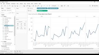 Famous Creating a Discrete Line Chart in Tableau – Beginner Guide Net Worth