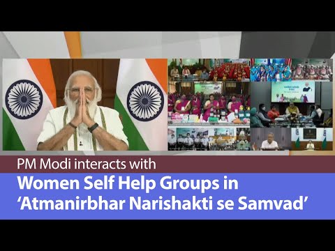PM Modi interacts with women Self Help Groups in ‘Atmanirbhar Narishakti se Samvad’ | PMO