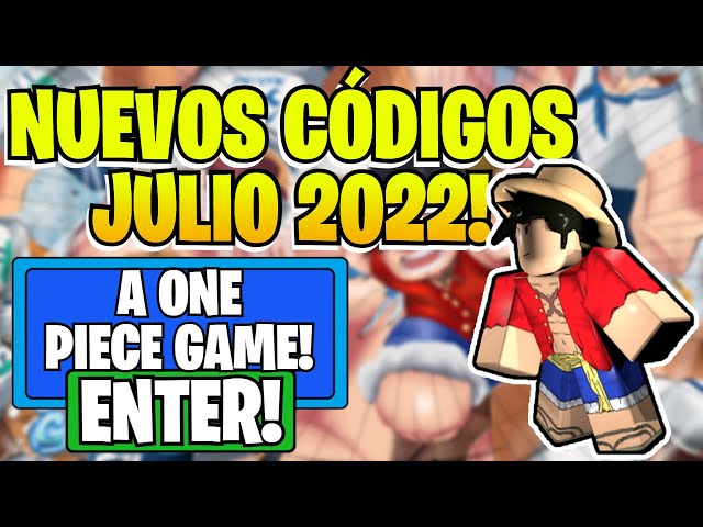 Todos los Códigos de 👊A ONE PIECE GAME👊 activos y actualizados de 2022 de  ROBLOX / NEW CODES UPDATE 