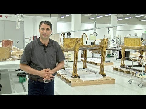 المتحف المصرى الكبير توت عنخ امون تقرير عبدالبصير حسن بي بي سي