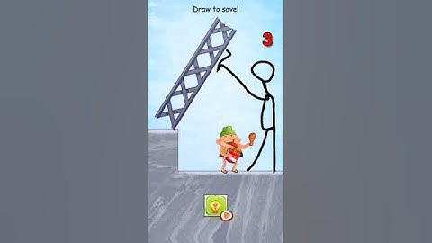Draw 2 save 😂 ! can I save him 🤣 #puzzlegames #puzzle #shorts