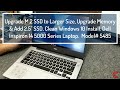 Dell Inspiron 14 SSD Upgrade & Add 2.5" SSD Drive, Memory Upgrade with Clean Windows 10 Install