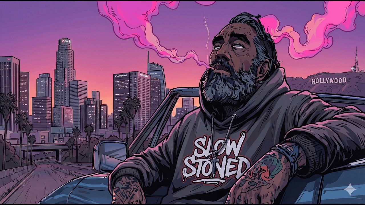 'NIGHT STONED DRIVE' - Playlist — 420 Vibe Music | Chill Rap • Bluesy Hip-Hop • Stoner Mood