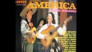 Video thumbnail of "DUETO AMERICA - Ojitos Soñadores - Arpa de BENITO MARTINEZ"