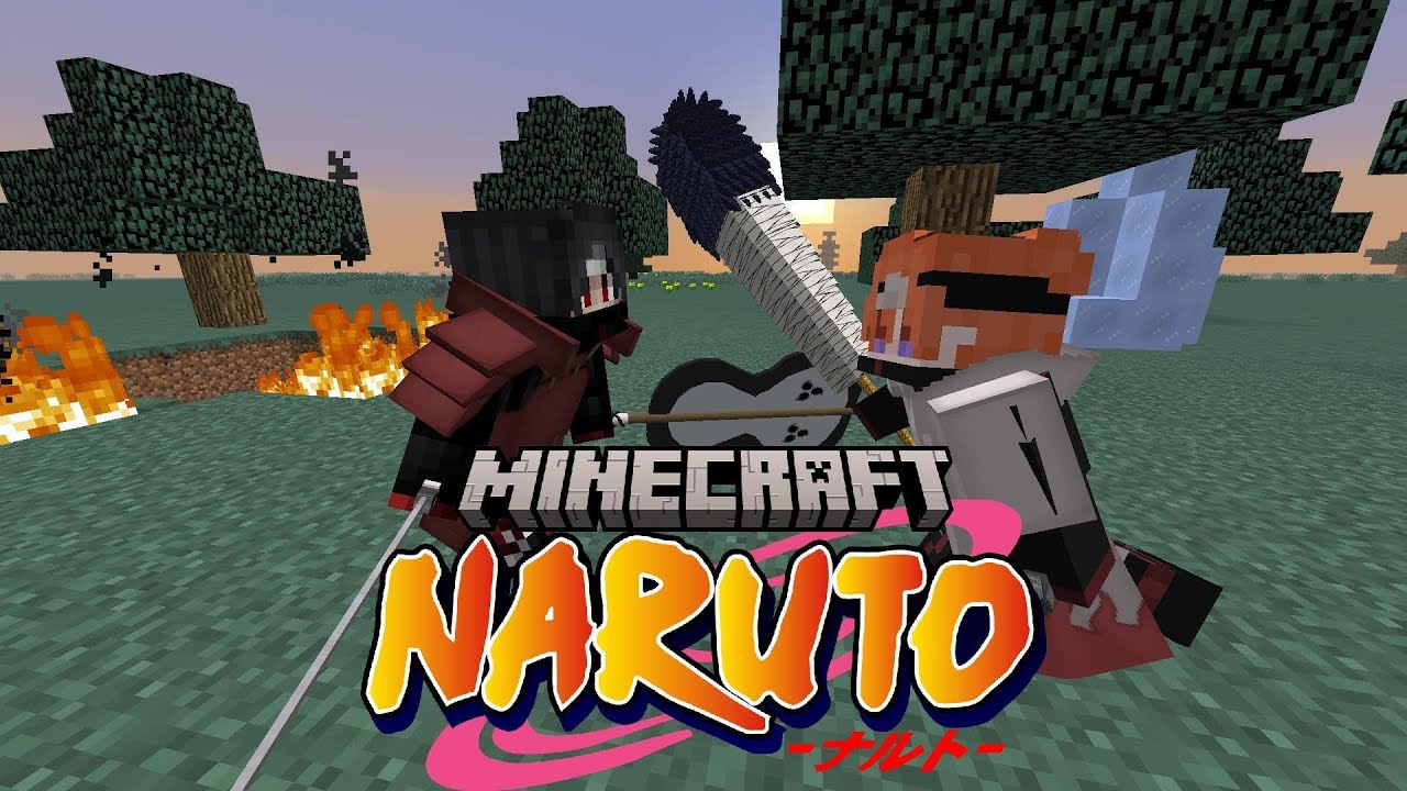 MINECRAFT НАРУТО БИТВА 1 НА 1