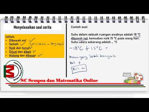 Cara Mengerjakan Soal Cerita Bilangan Bulat Pesat Id