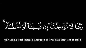القارئ الشيخ: نجم محمد محمود 🌿سورة البقرة🌿 شاشه سوداء قرآن امن الرسول بما انزل اليه من ربه والمؤمنون