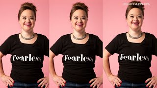 「美は皆の中にある」ダウン症の女性がキャンペーンモデルに