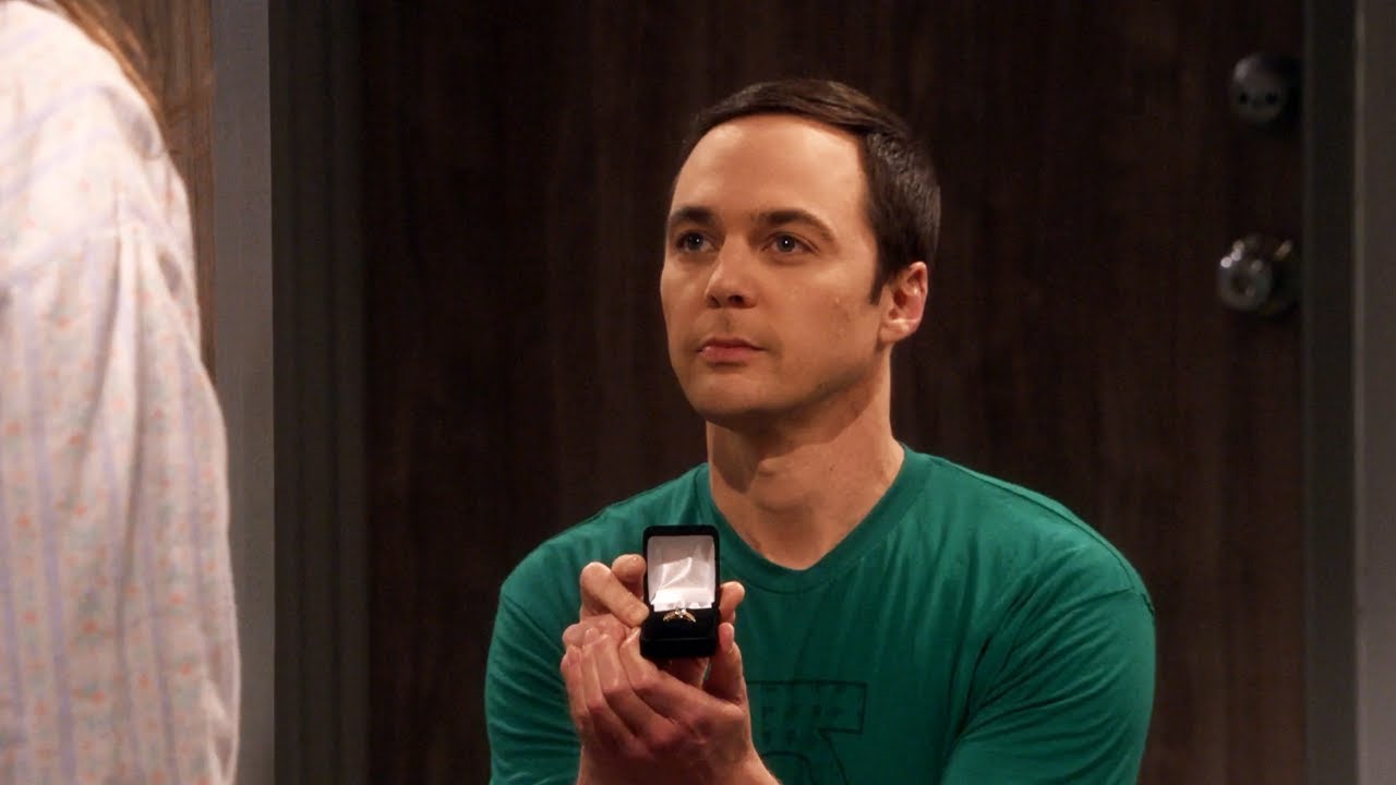 Sheldon Proposed 😮 The Big Bang Theory - YouTube