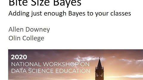 Bite Size Bayes: Jupyter Notebooks for Adding Just Enough Bayes to Your Classes