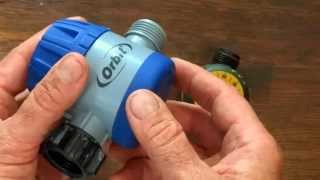 Modifying an Orbit timer for rainwater irrigation