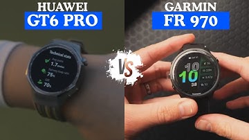 Huawei Watch GT6 Pro vs Garmin Forerunner 970