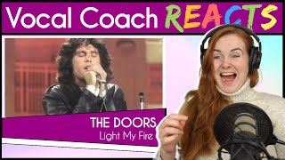 Vocal Coach reacts to The Doors - Light My Fire (Jim Morrison Live)