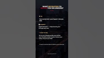 Do This Trick to Get Noticed by Recruiters Fast!
