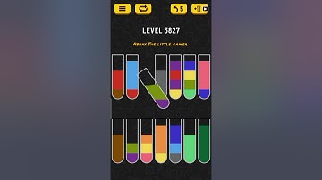 Water sort puzzle level 3827