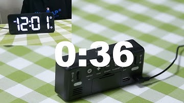 Alarm Clock 8813 Operating Instructions (UK Plug)