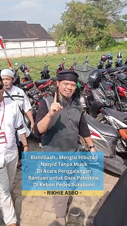 The arrival of Rikhie Asbo and Sheikh Khalid Hani Mursyid Al Ghazy at Kebon Pedes Sukabumi