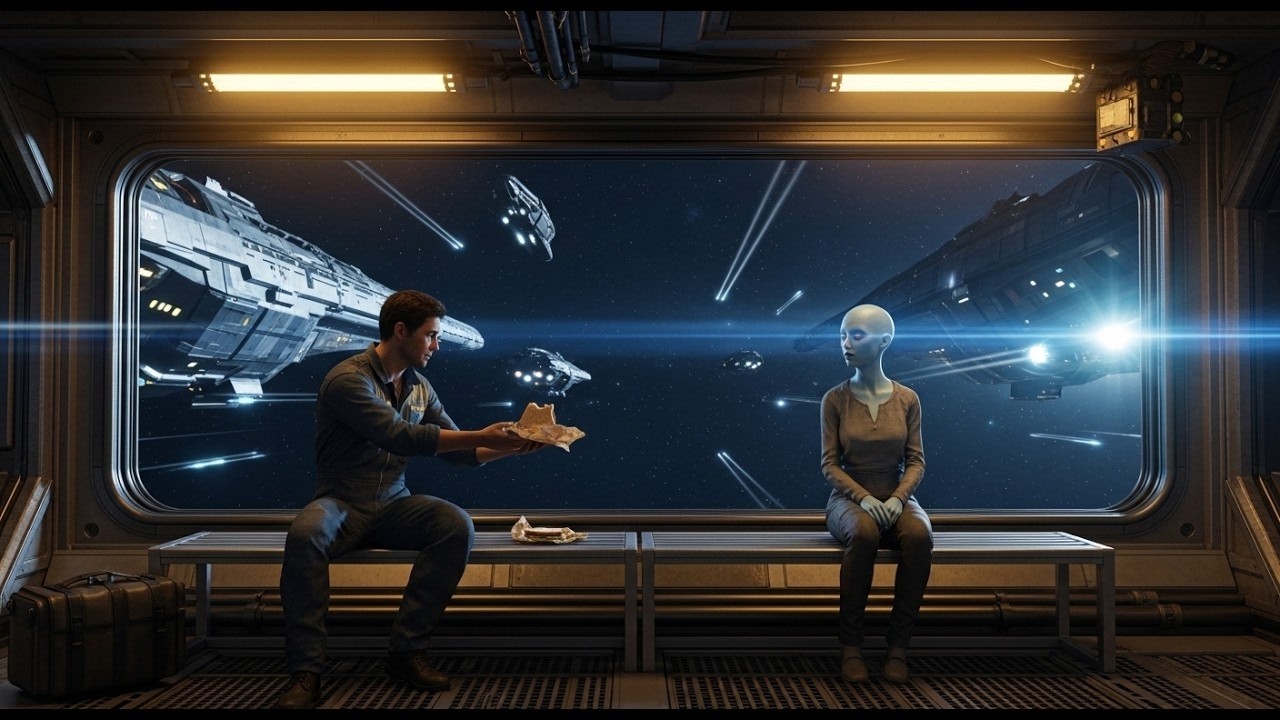 Er gab einer einsamen Außerirdischen sein Mittagessen – ohne zu ahnen, dass sie die Herrscherin.....