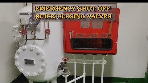 Full Safety Explanation”“Working of Quick Closing Valves on Oil Tankers | Maritime Training”