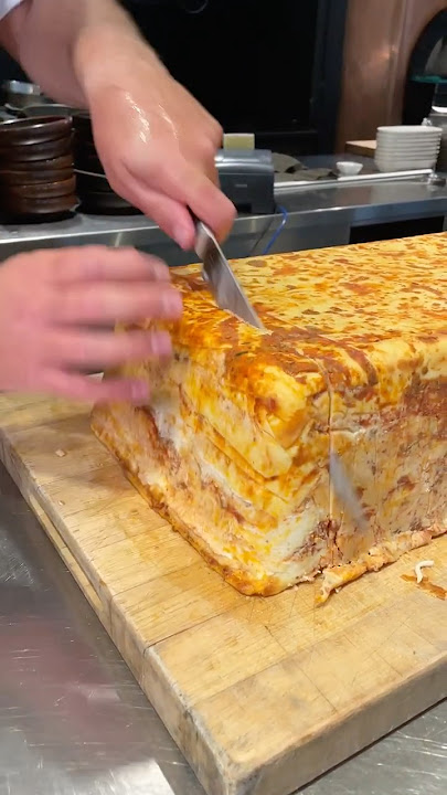 MAKING A 100 LAYER LASAGNA (bts) // 📍La Palma #Toronto