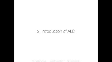 ALD Short Course in English - 2. Introduction of ALD