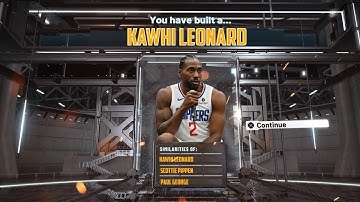 NBA2K20 KAWHI LEONARD BUILD - 41 BADGE UPGRADES - BEST LOCKDOWN BUILD 2K20