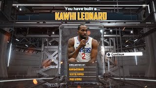 NBA2K20 KAWHI LEONARD BUILD - 41 BADGE UPGRADES - BEST LOCKDOWN BUILD 2K20