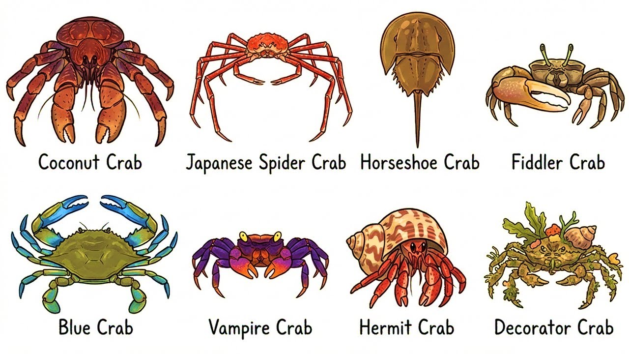 Every Crab Explained in 17 Minutes