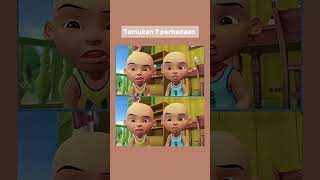 Temukan 7 perbedaan pada gambar Upin dan Ipin