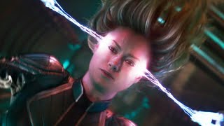 Captain marvel movie clip- Train chase scene(2019)