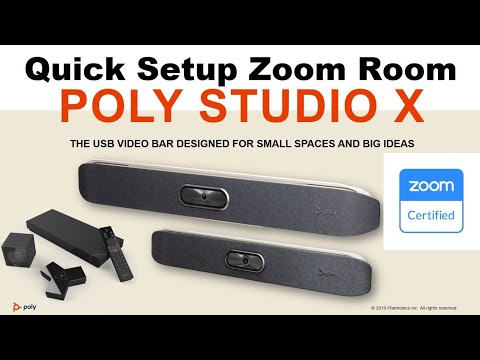 Quick Setup Poly StudioX as Zoom Room