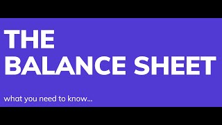 Financial Education: Deconstructing The Balance Sheet In 7 Minutes screenshot 4