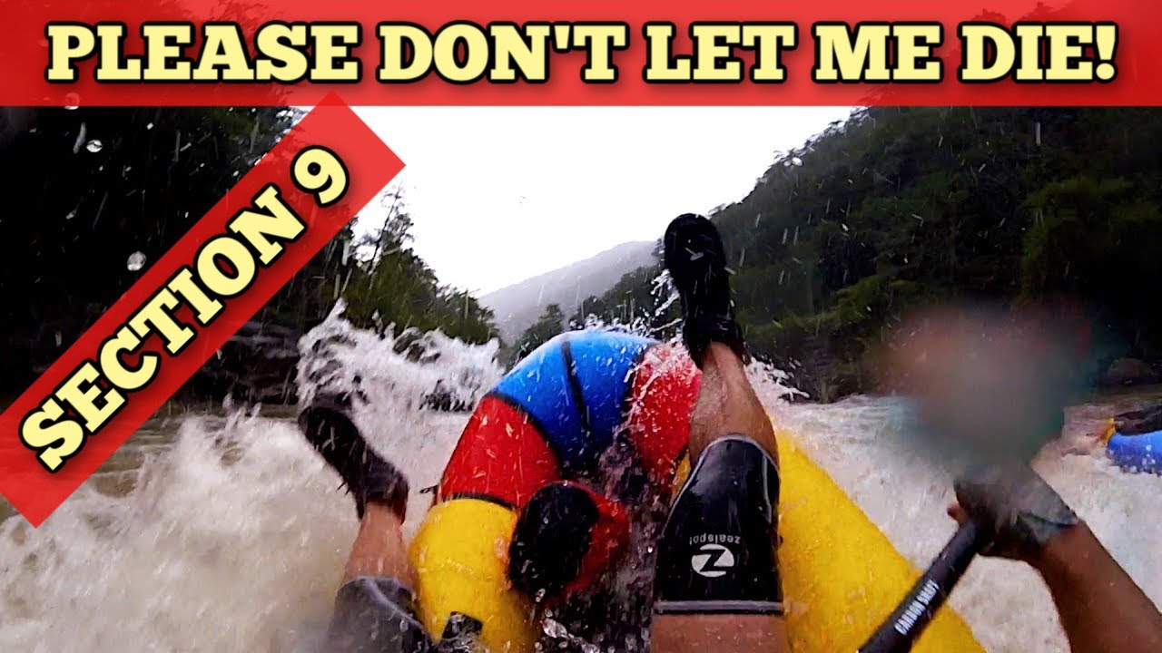 French Broad River Paddling Section 9 in a PackRaft. Buckle Up!