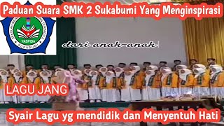 Paduan suara SMK2 Yaspida sukabumi,ibu gurunya enerjik banget,