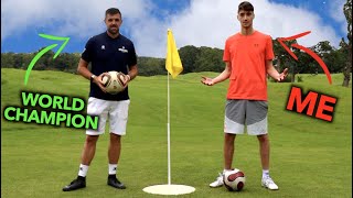 I challenged the NUMBER 1 Ranked FOOTGOLF Player to a Game without practice screenshot 1